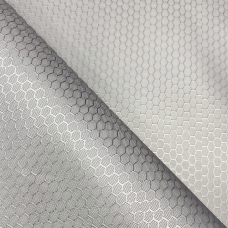 Ткань Оксфорд 300D PU Рип-Стоп СОТЫ, цвет Светло-Серый (на отрез)  в Владивостоке