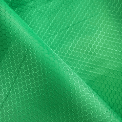Ткань Оксфорд 300D PU Рип-Стоп СОТЫ, цвет Зелёный (на отрез)  в Владивостоке