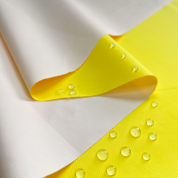 Водонепроницаемая Дышащая Мембранная ткань PU 10'000, цвет Жёлтый (на отрез)  в Владивостоке